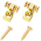 Banworks Guitar Roller String Tree Roller String Guides Retainer for Tele Telecaster Strat Stratocaster ST Electric Guitar Pack of 2 JT/YXK-01 Golden