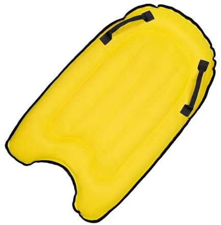 Aufblasbares Bodyboard – Aufblasbare Schwimmhilfe für Bodyboard | Aufblasbare Schwimmhilfe für Bodyboard | Surfbrett aufblasbares Schwimmbrett für Kinder mit Griffen, Luftmatratze, Poolbrett