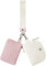 Telena Mini Wristlet Geldbörsen Damen kleine Portemonnaie mit Reißverschluss Münztasche Canvas Wallet für Sport