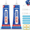 ALECPEA Shoe Glue Sole Repair Kit, Transparent Waterproof Shoe Repair Adhesive, Super Strong Clear Glue for Sneakers, Boots, Leather, Handbags, Soles, Heels, and More (120ml 2Pack)