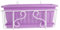 HEMOTON 1 Ensemble Cache-Pot Suspendu de Plein air Usine Jardinage Moderne Plantes Plante Exterieur Fourniture de Jardin jardinière de Balcon Support de jardinière Le Fer Violet,Mauve