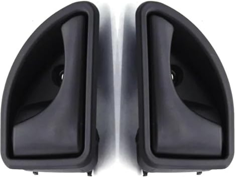 gangxiao intérieure poignée Pour Kangoo 1997-2007 Poignée Porte Intérieure Voiture Gauche Droite Extracteur Intérieur 8200247802 82002478 Tirer Avant(Black a Pair)