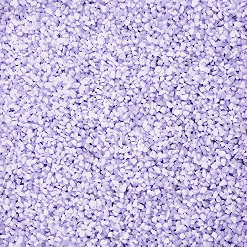Eurosand 1 kg Perlkies, farbige Dekosteine, Körnung 1,2-1,8 mm (Flieder)