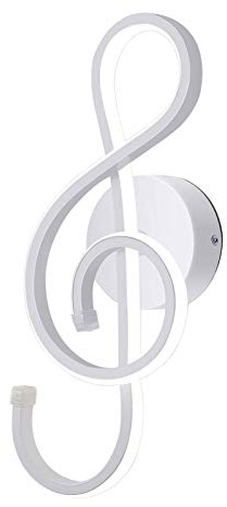 KAWELL Kreative Moderne LED Wandleuchte Innen wandlampe LED Streifen 22W Minimalistische Aluminiumlegierung Kunst Dekoration für Schlafzimmer, Wohnzimmer, Cafe, Korridor, 6500K Weiß