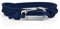 Bracelet d'escalade avec mousqueton bleu marine et titane, fait à la main au Royaume-Uni et réglable