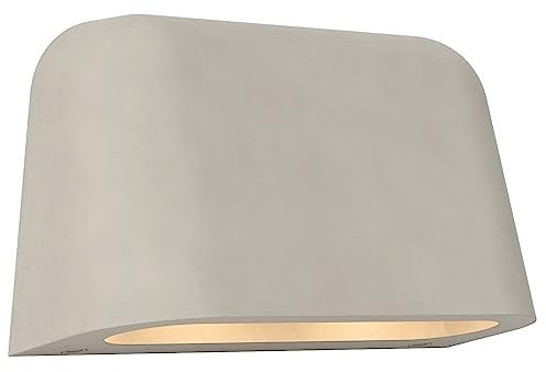 Astro Mast Twin Coastal Wall Light - IP44 Rated - (Matt Concrete), GU10 LED Lamp, Designed in Britain - 1317013-10 Years Guarantee