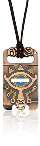 FEIDIAO Link Zlda Eye Halskette Breath of The Wild Metall Seil Kette Anhänger Männer Frauen Halsketten Schmuck Zubehör