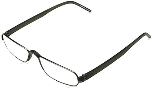 Rodenstock Unisex Lesebrille Proread R2180 Lesehilfe Bei Weitsichtigkeit, Brille Mit Leichtem Edelstahlgestell (+1 +1,5 +2 +2,5), Gun, 2 5 EU
