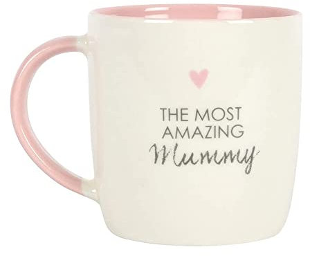 SJ TRADERS Mummy Mug, Novelty Gifts for Mothers Day, Ceramic Coffee Mug with Handle for Tea and Coffee, Dishwasher/Microwave Safes Mum Party Gifts from Daughter Son (Amazing Mummy Mug)