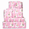 Central 23 - Lama-Geschenkpapier - 6 Geschenkpapierblätter - Freche Lamas - Pink - Geburtstagspapier für Frauen Ihre Mädchen Teenager