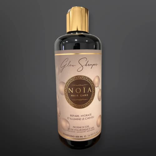 Shampoo für Seidenprotein, Hyaluronsäure & Honig, Glow Serie, 500 ml