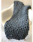 Gestrickte Grobe Strickdecke Wolle Kuscheldecke Grobstrick Wolldecke,Chenille Handgewebte Überwurf Gemütliche Warme Decke Für Bett Sofa Stuhl Büro (80 x80 | 200x200cm,Dark Gray)