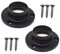 Round Wardrobe Rail for Hanging Clothes Rails 25mm (End Socket) Black