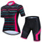 Damen Radtrikot Set Trägerhose Anzüge Sommer Rennrad Kleidung, Cc6518-1, 38
