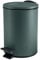 Spirella Adelar Cosmetic Bin, 3 Litres, Stainless Steel with Soft-Close Mechanism and Inner Bucket, Bathroom Bin, Soft Close Waste Bin, Dark Green