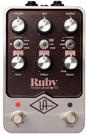 Universal Audio UAFX Ruby '63 Top Boost Amplifier