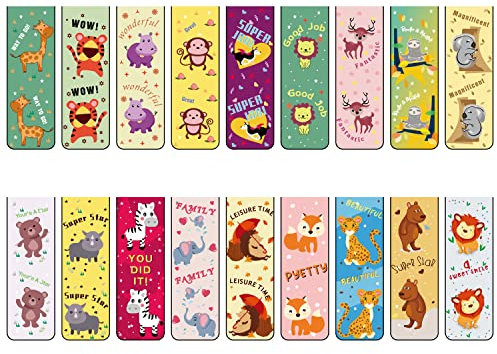 36 Stück Magnetische Lesezeichen,Lesezeichen Magnetisch,Magnetic Bookmarks Kit,Tier Magnet Lesezeichen,Magnetische Lesezeichen Seiten Markierungen