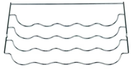 easyPART passend für SIEMENS 00689254 Flaschenablage für den | Kühlschrankinnenraum, Metallgitter für 5 Flaschen, Türfächer, Absteller, Kühlteil, Kühlgefrierkombination
