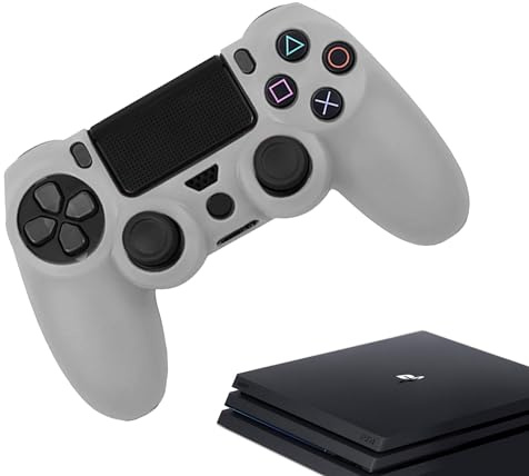 Generic | Siliconen Controller Hoesjes | 4.20 | Wit | Beschermhoes Skin Grip | Softcover Case | Compatibel met PS4 - Playstation 4