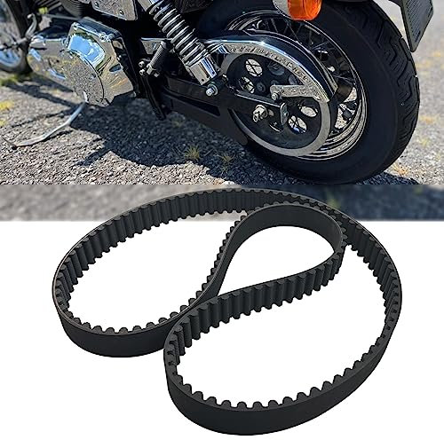 GYUPTRK 40015-90 Antriebsriemen hinten 133T 1-1/2 Zoll passend für Harley Davidson Dyna FXD FXDL FXDWG Super Glide Low Rider Cabrio Wide Glide 1991-1999 ersetzt 1204-0050