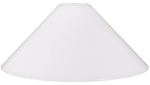 Schusterglas Lampenglas Schusterschirm Ersatzglas Weiß Ø 300mm Leuchtenglas Glasschirm