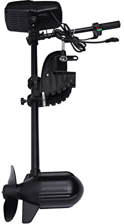 Außenbordmotor | Außenborder | Elektro Bootsmotor Für Schlauchboot Aussenborder 48V | Bürstenlos | 1400W | LED-Display | 360° Drehbarkeit