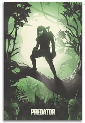 VZRSQZK Predator-Poster, dekoratives Gemälde, Leinwand, Wandposter und Kunstdruck, modernes Familienschlafzimmer-Dekor-Poster, 20 x 30 cm