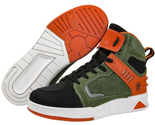 Bofucn Jgl-222, Stivali da Motocicletta Unisex-Adulto, Nero/Verde, 37 EU