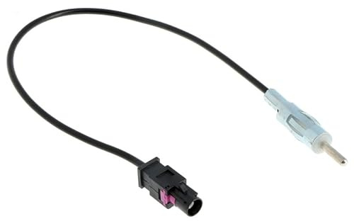 Antennenadapter Fakra auf DIN Anschluss kompatibel mit Audi BMW Citroen Dacia FIAT Opel Mercedes Peugeot Renault Seat Skoda VW