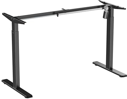 Logilink Elektrisch verstellbares Schreibtischgestell mit Motor, 710–1190 mm, schwarz