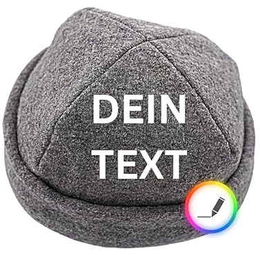 frihed. Personalisierter Saunahut aus Wollwalk - 100% Schafschurwolle - Premium Sauna Zubehör für Männer und Frauen - Flexible Größe - Made in Lüneburg