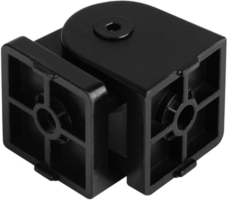 OTTFF 4 Pack Black Pivot Joint for 4040 Series Aluminum Profile, 180 Degree Flexible Adjustable Hinges