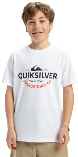 Quiksilver Jungen Ev Typed Out Ss YTH T-Shirt (1er Pack)