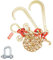 VEVOR G80 V Bridle Chain, 3/8 x 2' Towing Chain Bridle with 15 J Hooks, T Hooks & Grab Hooks, Heavy Duty Transport Tow Chain Bridle with 15600lbs Safe Working Load for Flatbed Truck Wrecker Recovery