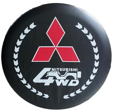 MMHGFIR Auto Ersatzradabdeckung, für Mitsubishi Colt Z30 2004-2008 Wasserdicht Staubdicht Anti UV-Schutz Abdeckung Außendekoration Zubehör,15inch