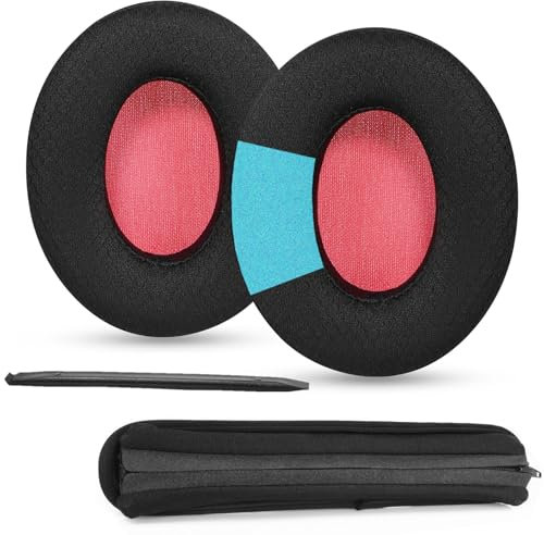 TaiZiChangQin Ersatz-Ohrpolster, kompatibel mit Teufel Mute BT Mute Bluetooth-Kopfhörer, Upgrade, Stoffkissen, Geräuschisolierung, Schaumstoff