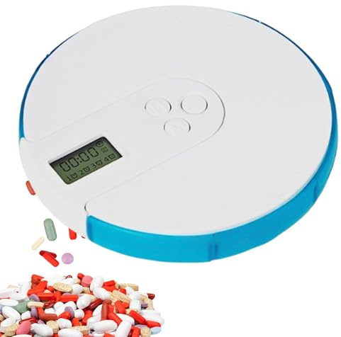 Pilulier automatique – Minuteur électronique – Distributeur de pilules intelligent pour vous aider à organiser, surveiller et distribuer une variété de médicaments