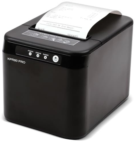 Olympia KPR 58 PRO | Bon Stampante con porta USB | Stampante termica per rotoli di carta termica da 58 mm | Stampante veloce per casse e sistemi POS | Ricezione compatta