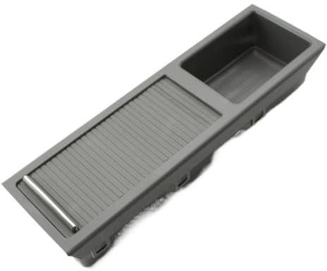 HPTOUY Porte-gobelet de Rangement for Console Centrale Avant Grise 51167038323 for BMW Série 3 E46 1999-2005