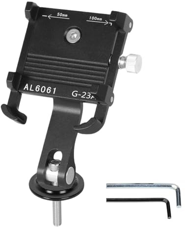 Manolyee Porte-Téléphone Vélo | Porte-Téléphone Guidon,Support Antichoc Réglable à 180° Compatible Scooter Électrique GPS Navigation Extérieur