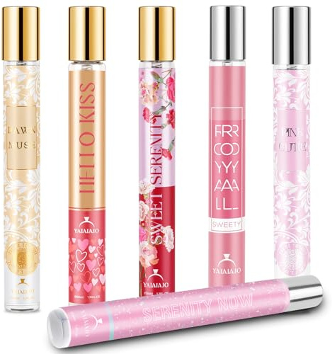 Parfum pour femmes, Eau de Parfum pour femmes, 6x35ml, Cadeau pour femme, petit cadeau pour femmes, parfum floral, longue durée, arôme léger pour tout âge et toute occasion