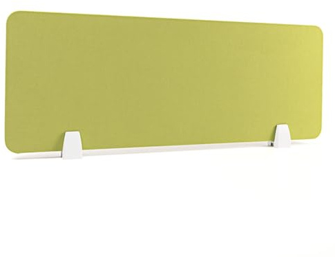 ZYCHSJXA Acoustic Desk Divider Clamp-On Panel for Office - Easy Installation, Rounded Edges, Removable Baffle, Ideal Counters and Reception Areas