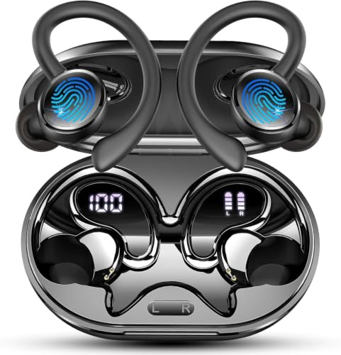 2026 Kopfhörer Kabellos Bluetooth 5.4, Bluetooth Kopfhörer, 50 Std Spielzeit, 4 ENC Noise Cancelling Mics, HiFi Stereo, In Ear Kopfhörer Kabellose Kopfhörer, Ohrhörer mit LED Anzeige, IP7 Wasserdicht