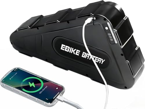 Triangle Ebike Battery Electric Bike Pack for 250W-1500W Motor with Charger