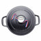 Chasseur 11832801 Cocotte ronde, Fonte émaillée, Noir Mat, 28 cm