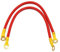 sourcingmap 2Pcs 25cm Length Universal Car Battery Wire Power Transfer Cable Red