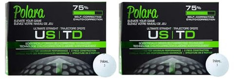 Polara Ultimate Straight Self Correcting Single Sleeve 3 Golf Balls
