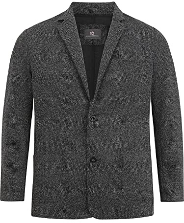 Jan Vanderstorm Homme Veste De Costume en Jersey Albin, matière légère et Souple, Blazer pour Homme, en Grandes Tailles L à XL 4XL (XXXXL) - 68