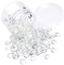 Craftdady Transparente Glas-Cabochons, 14 mm, flache Rückseite, kuppelförmig, halbrund, Cabochon-Abdeckungen für Fotoanhänger, Schmuckherstellung, 200 Stück