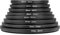 Deror 8 Stück Metall-Objektivfilter-Adapterringe, Step-Up-Ringe Set, Universal-Objektivfilter-Adapter-Set 49-52mm, 52-55mm, 55-58mm, 58-62mm, 62-67mm, 67-72mm, 72-77mm, 77-82mm-Schwarz